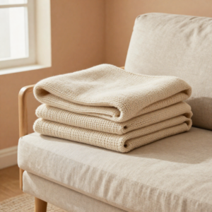 Linen Throw Blanket